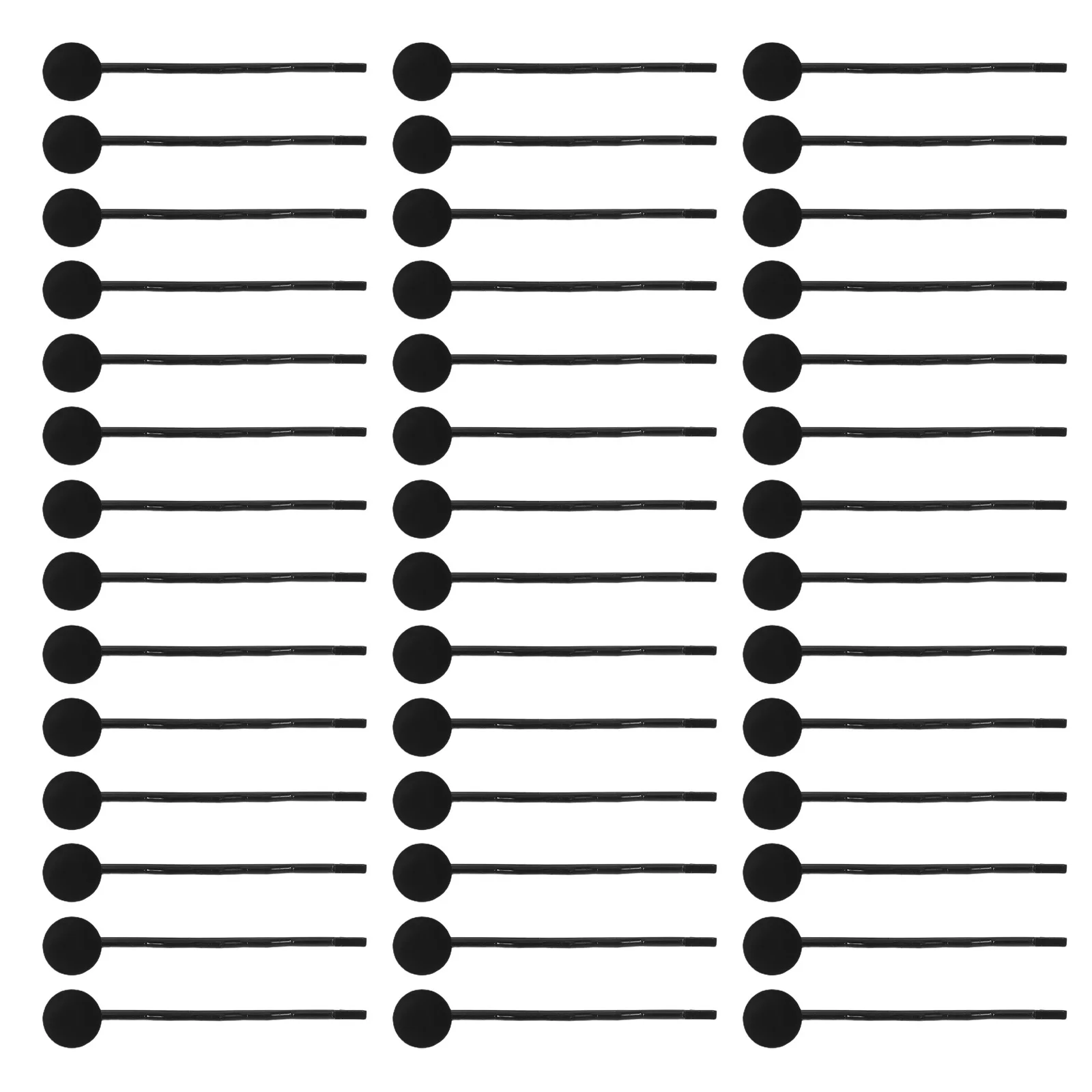 

100 шт. Набор аксессуаров для волос своими руками: изогнутые заколки-бобби, черные нескользящие заколки для укладки волос для детей, женщин и девочек, толстая волнистая челка, приподняты