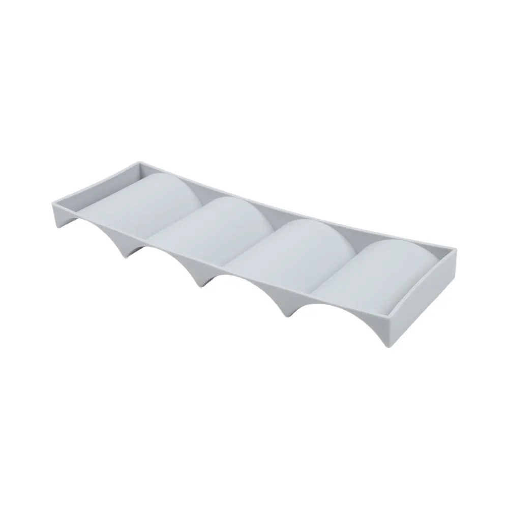 Space Saving Horizontal Bottle Rack for Wine Beer Cans in Fridge Kitchen Counter PP Stacking Organizer Holds 10 Bottles