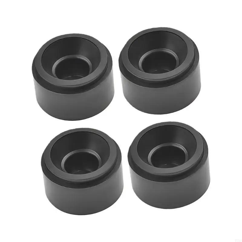 

77HF Engine Cover Insulator Grommet 15mm Tall Black Rubber for Multiple Car Models Universal Application 13717588501 11147799108