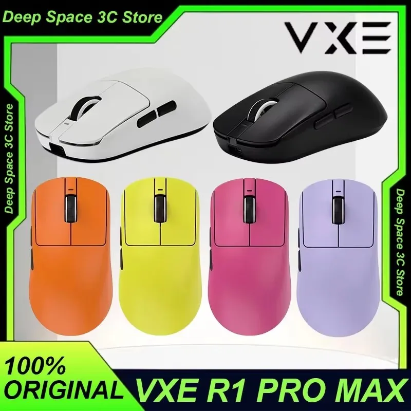 Vgn VXE Dragonfly R1 Pro Max Wireless Gaming Mouse Nordic52840 PAW3395 4Khz Lightweight Low latency Gamer Laptop PC Accessories