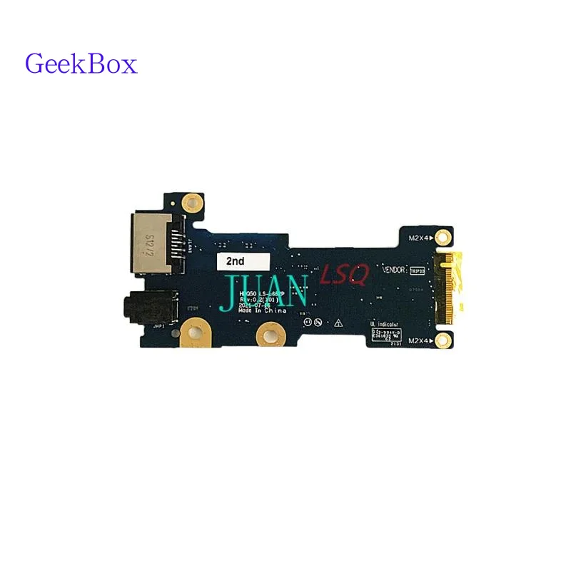 GK LS-L652P para Dell Alienware M15 R7 OEM LAN Placa de áudio genuína