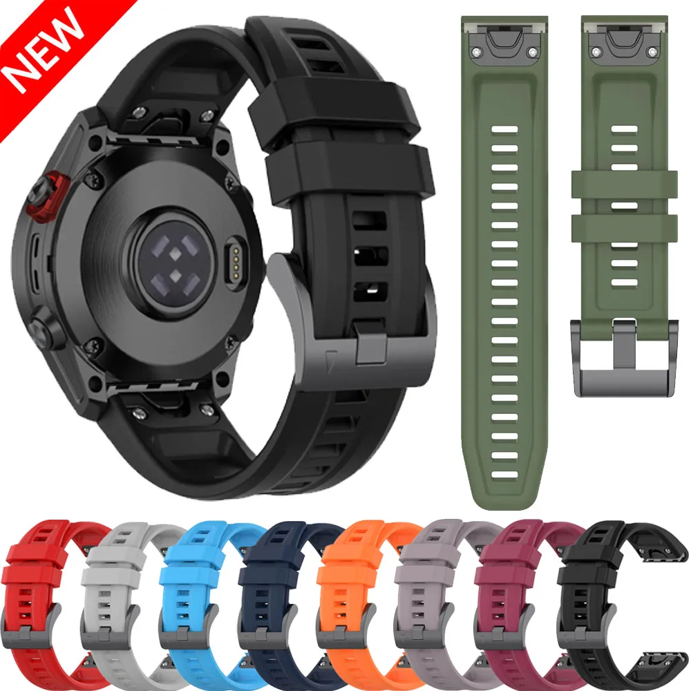 PaseksilikonowyQuickFit26mm22mm20mmdoGarminTactix8/Fenix851mm47mm43mmWytrzymałabransoletkaGarminEnduro3/Fenix7SE7X-AliExpress1511