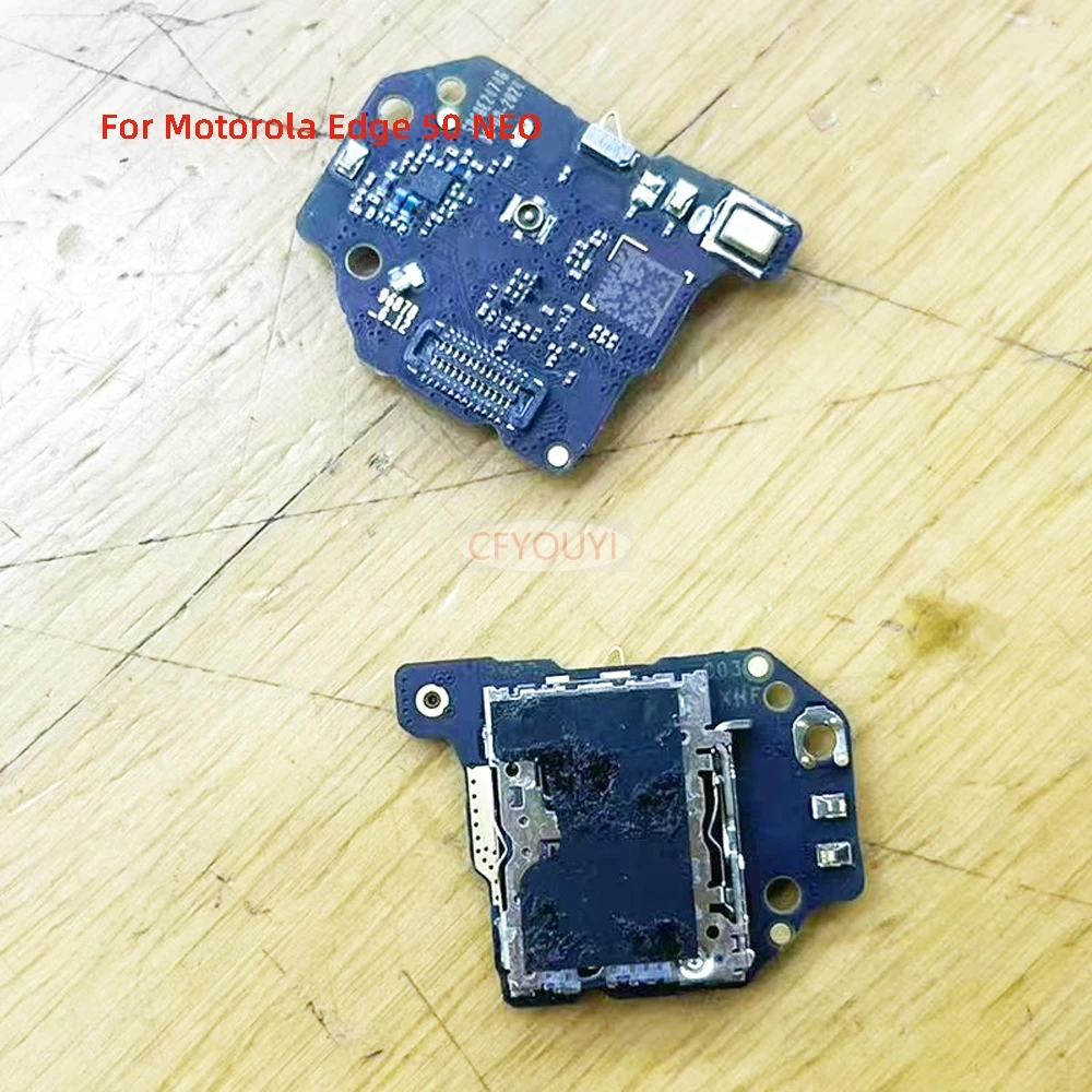 

For Motorola Edge 50 Ultra / Edge 50 NEO SIM Card Reader Board Flex Cable Replacement Part