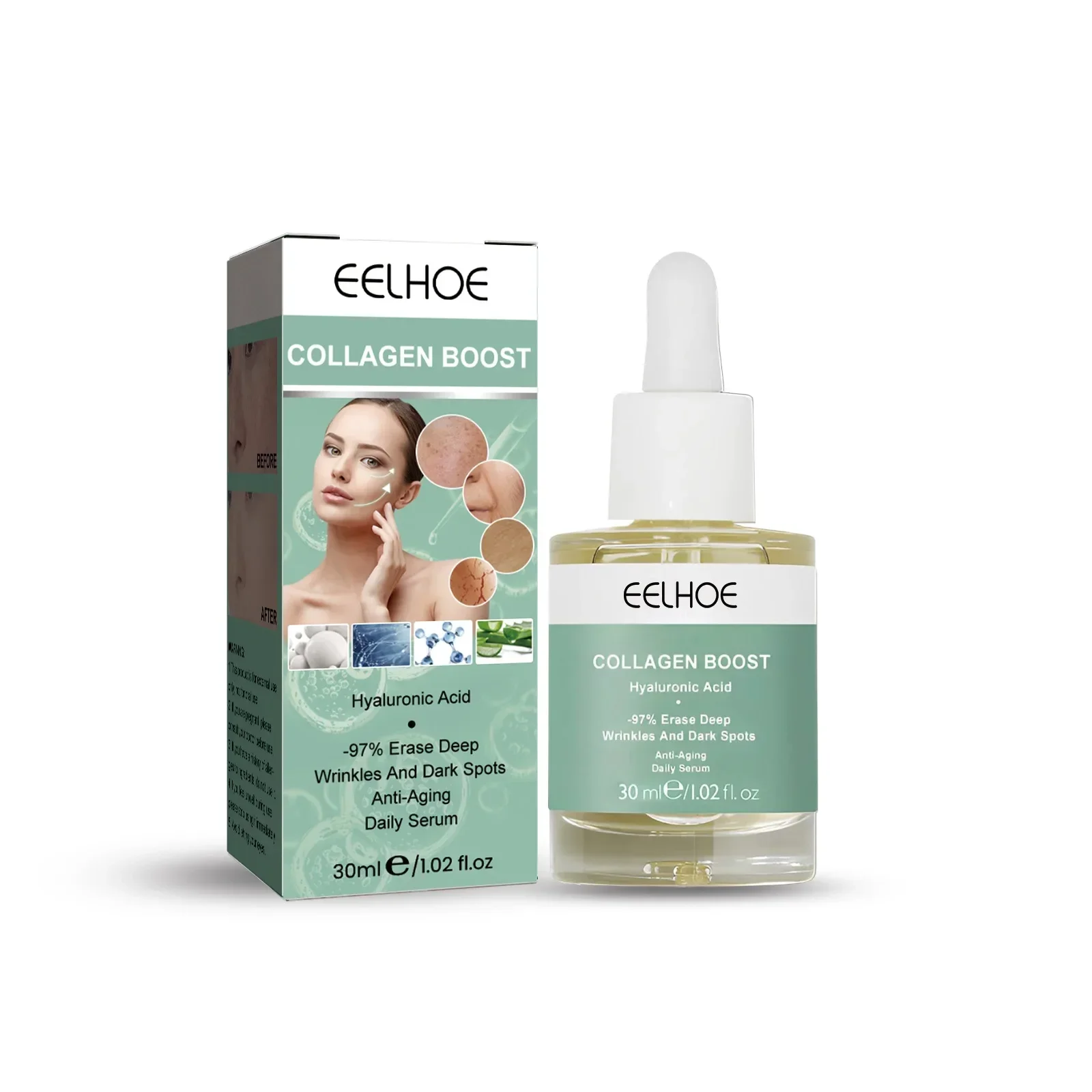 

Collagen Booster Serum for Moisturizing Whitening and Firming Skin Fading Wrinkle Essence Collagen Booster Serum Firming Lifting