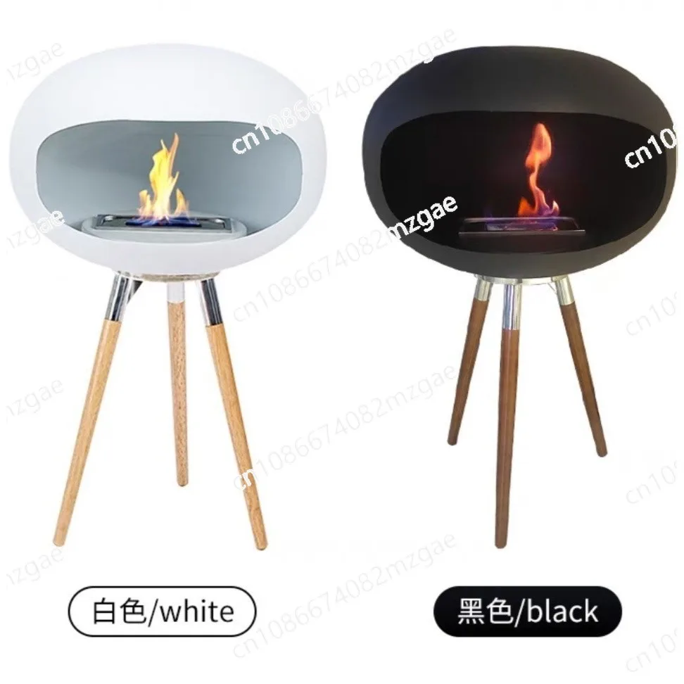 

Tall Fireplace Real Fire Outdoor Interior Decoration High-end Atmospheric Alcohol Fireplace