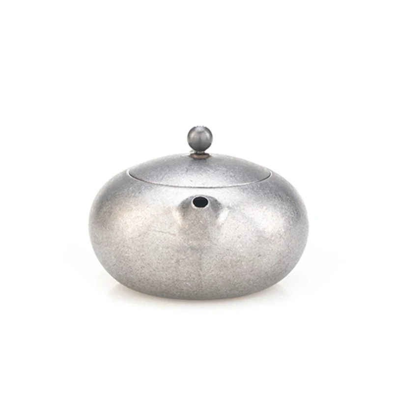 Keith 0.25L Titanium Tea Pot Kung Fu Tea Set Bacteriostatic Cutlery for Outdoor Camping Picnic Office Use Chinese Tableware