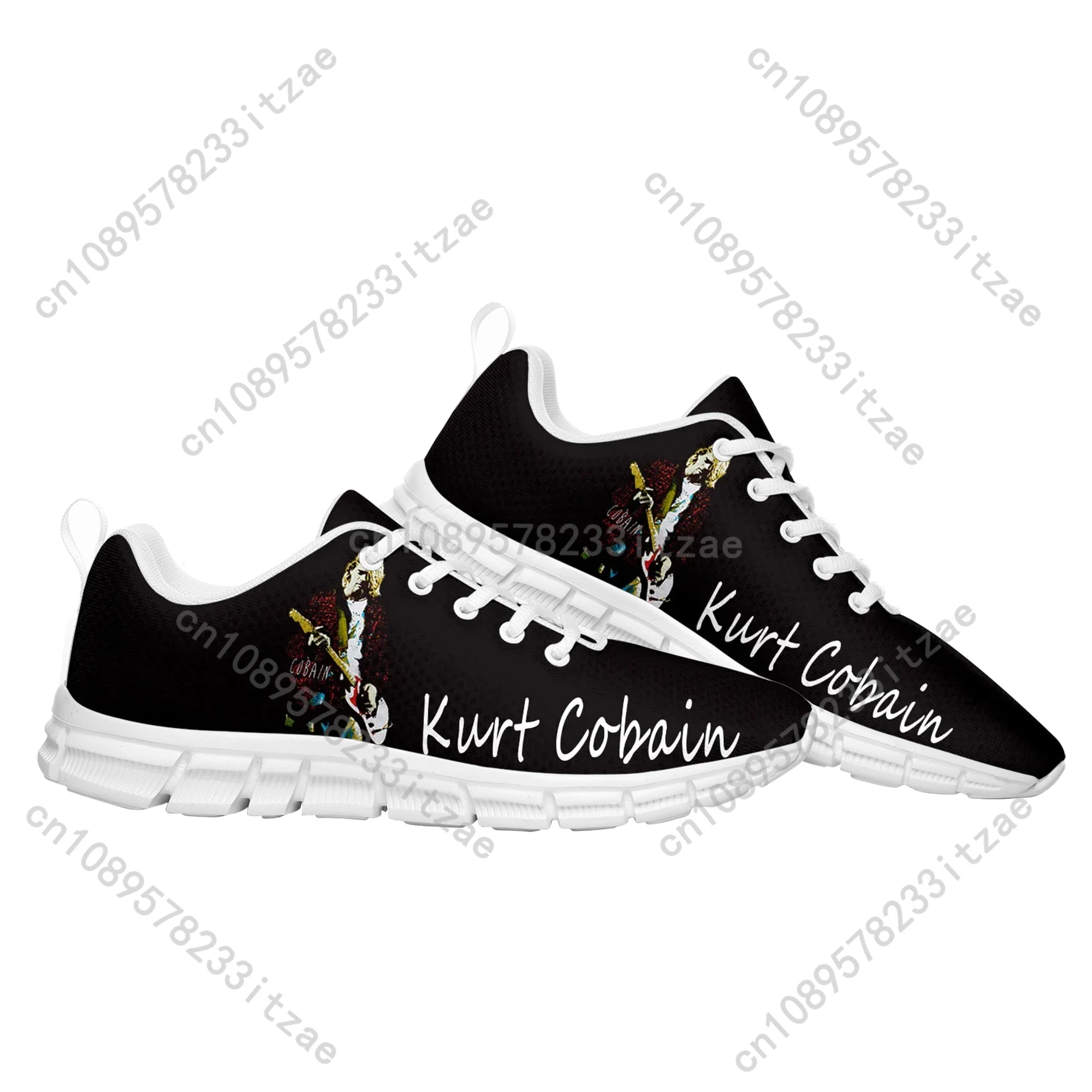 

Kurt Cobain Singer Sports Shoes Mens Womens Teenager Kids Children Sneakers High Quality Sneaker Customize Couple Shoe Black