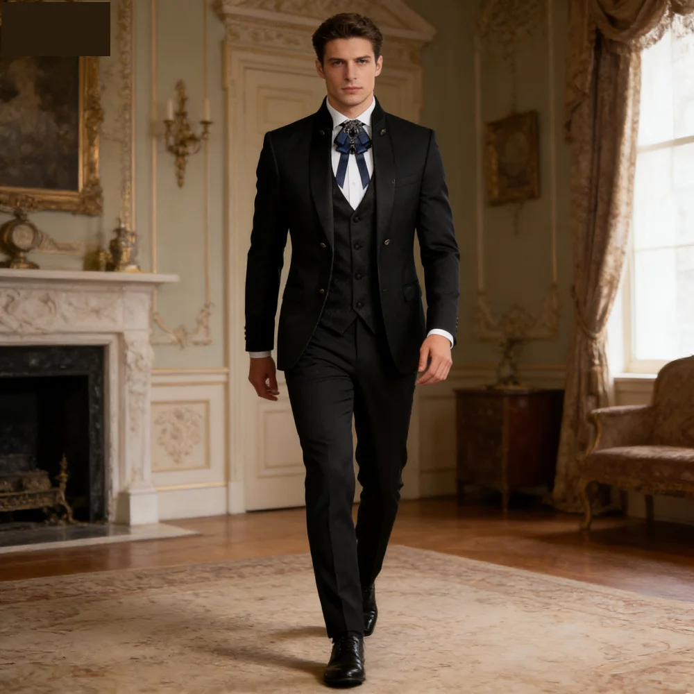 

Мужской костюм-тройка с цветочным принтом: пиджак, брюки и жилет. Новинка! Идеально для свадьбы, выступлений и торжественных мероприятий.