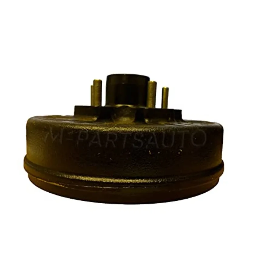 Tambores de freio de reboque 1 par 5 em 4.5 tambores de freio para eixo de reboque 3500 lb kit de cubo de reboque com freio de substituição de padrão de 10 parafusos