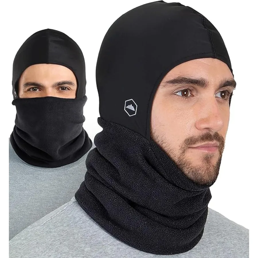 

Tough Headwear Winter Neck Warmer-Fleece Balaclava Ski Mask For Men and Women Cold Weather Motorcycle Helmet Liner