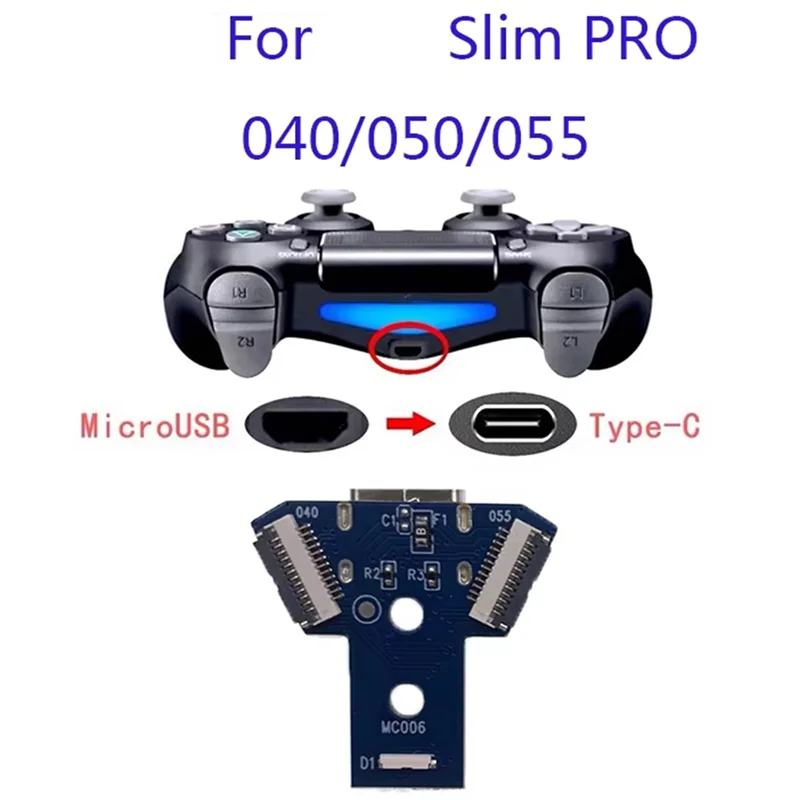 B04B-Charging Board For PS4 Breathing Light Charging Board For PS4 Charging Port Socket Circuit LED Board