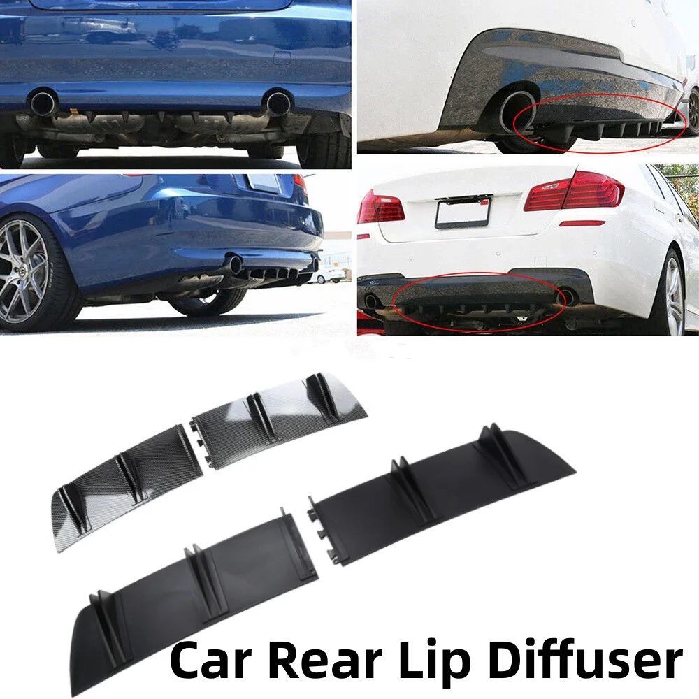 

Universal Double Fins Rear Bumper Lip Diffuser Spoiler For Honda/Toyota/Mazda/Subaru/vw/lexus/Audi/BMW/Ford/VOLVO/Jetta/Nissan