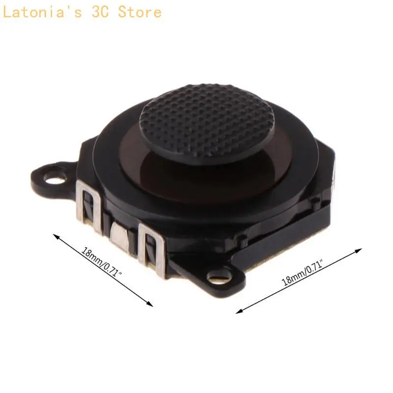 Analoge Taste 3D Thumbstick Joystick Rocker mit Kappe für 1000, Schwarz X3UB – Detail 7