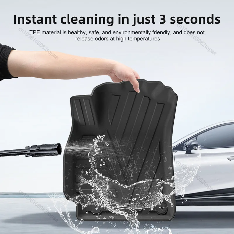 Car Floor Mats and Boot Liner Protector for Kia K4 Forte Hatch 2026 2027 All Weather Cargo Mat TPE Anti-Slip Car Accessories