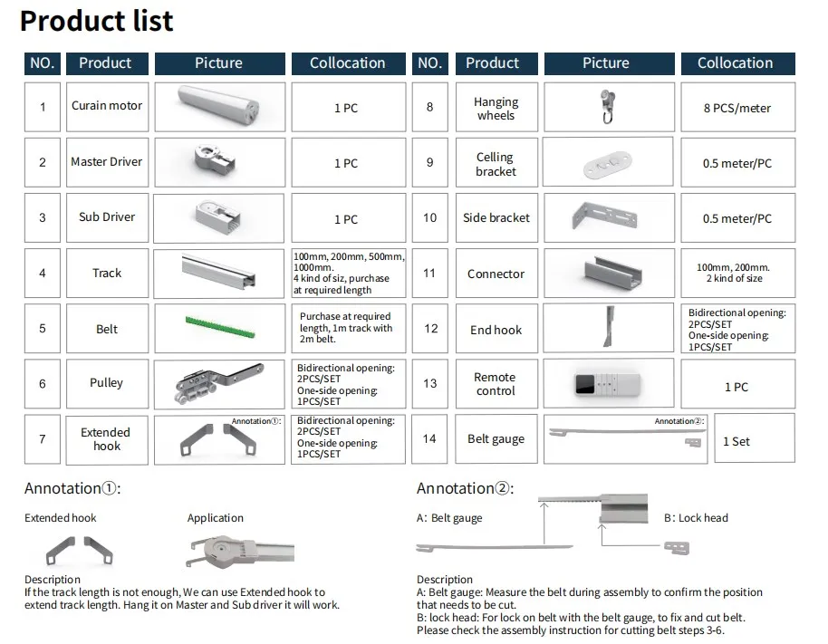 Smart home shading air white shower curtain rod and rail rod are provided with living room fabric bracket.