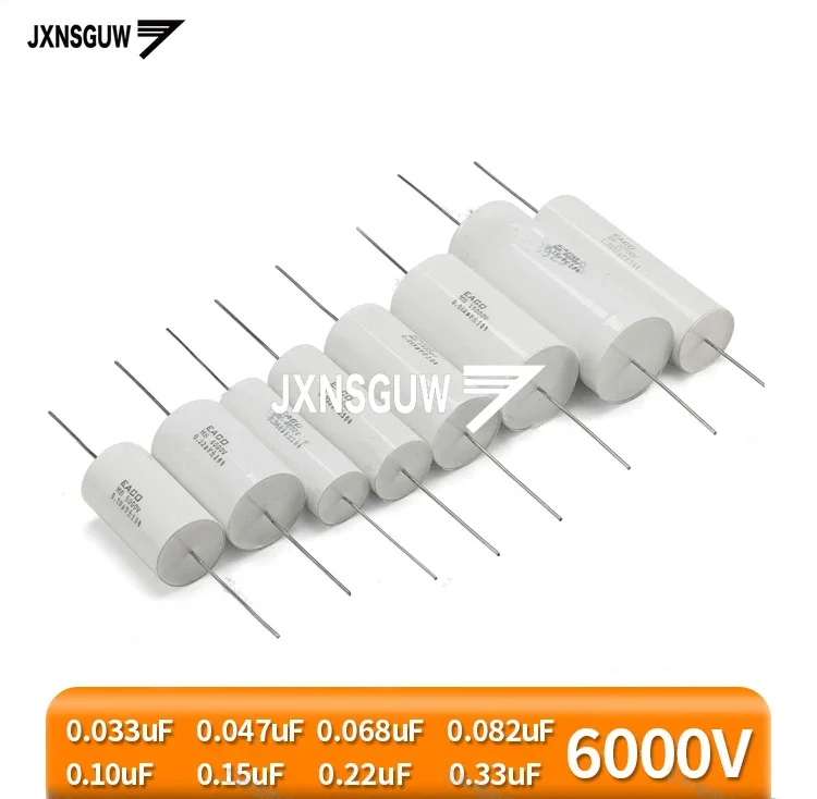 2PCS จัดส่งฟรี EACO MS 6000V 0.033UF 0.047UF 0.068UF 0.082UF 0.10UF 0.15UF 0.22UF 0.33UF แรงดันไฟฟ้าฟิล์ม Capacitor