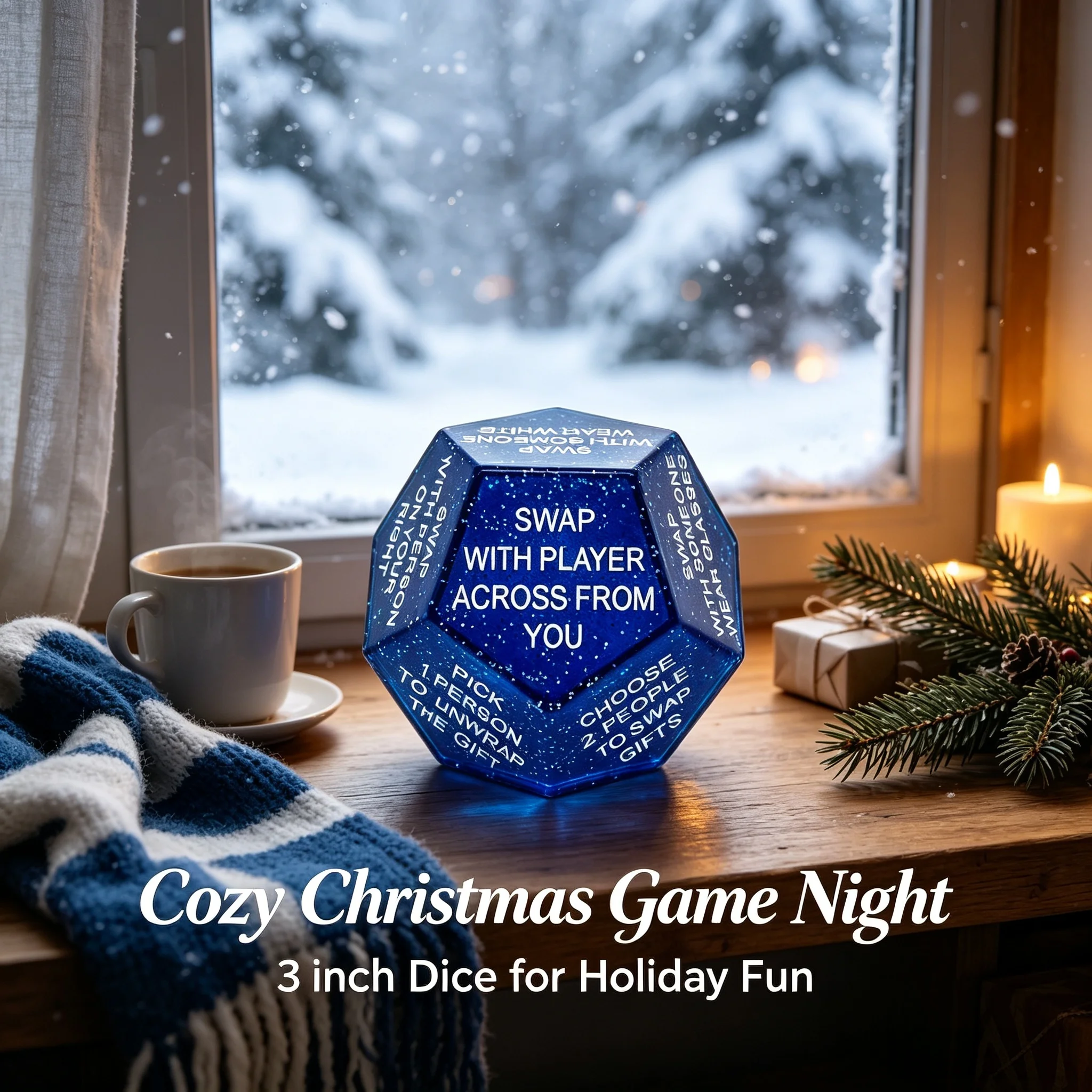Blue Sparkling Santa Claus 12- - огляд і ціна Party Games No Supplies