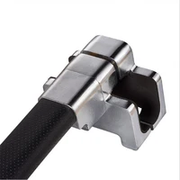 Universal Car Anti theft Safety Alarm Lock Car Steering Wheel Lock Retractable Security Car Locks Security Anti-Theft Tool 4