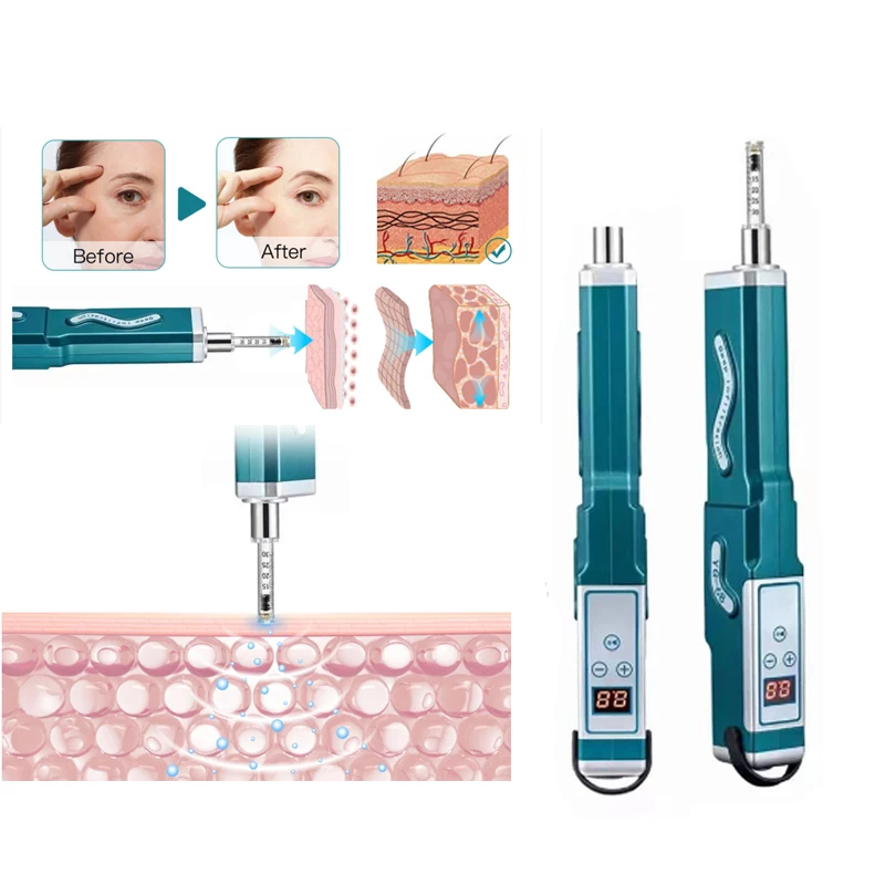 

Hyaluronic Acid Pen Electric Auto Hyaluronic Acid Gun Injection High Pressure Hyaluron Pen Injector for face Beauty Anti Aging