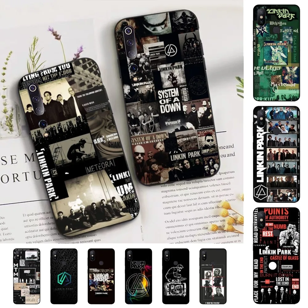 Band L-Linkin Cool P-Park Phone Case For Xiaomi Mi 5X 8 9 10 11 12 lite pro 10T PocoX3pro PocoM3 Note 10 pro lite