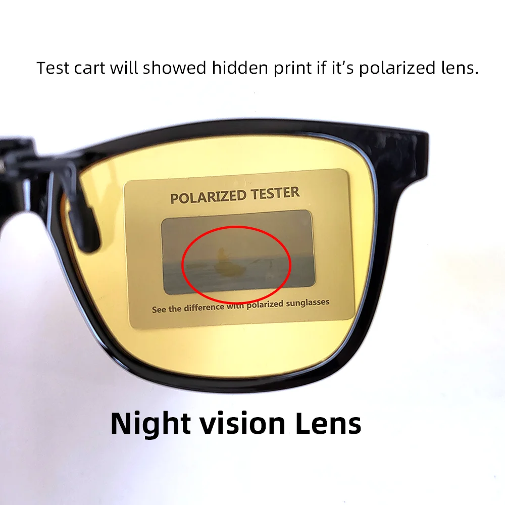 VIVIBEE Hight Quality 10 pcs Polarized Lens Test Card for Sunglasses and Night Vision Glasses