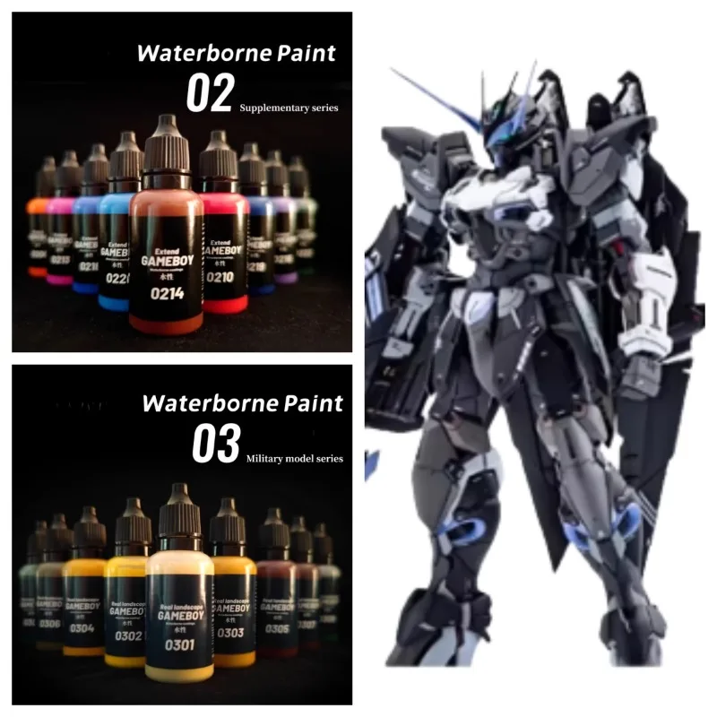 Animation/extended Color Full Range Water-based Hand-painted Model Paint Non-dilution Acrylicpigment DIY Model Coloring Paint
