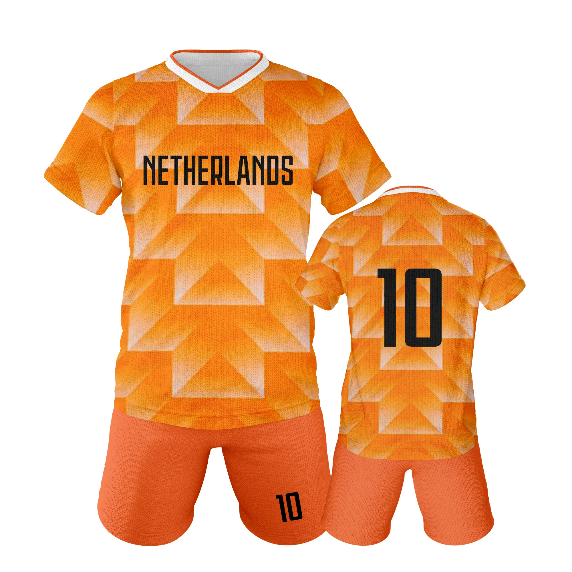 Soccer Jersey 2024 Netherlands Youth Practice Jerseys Football Uniforms Kids Football Shirts Summer Breathable Training Kit