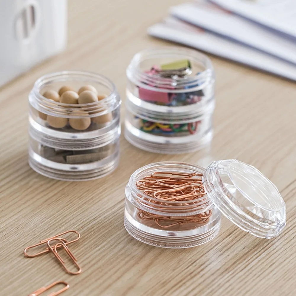5g Mini for Bracelet Earrings Clear with Cover Stackable Eye Cream Box Face Cream Box Jewelry Storage Box Makeup Organizer