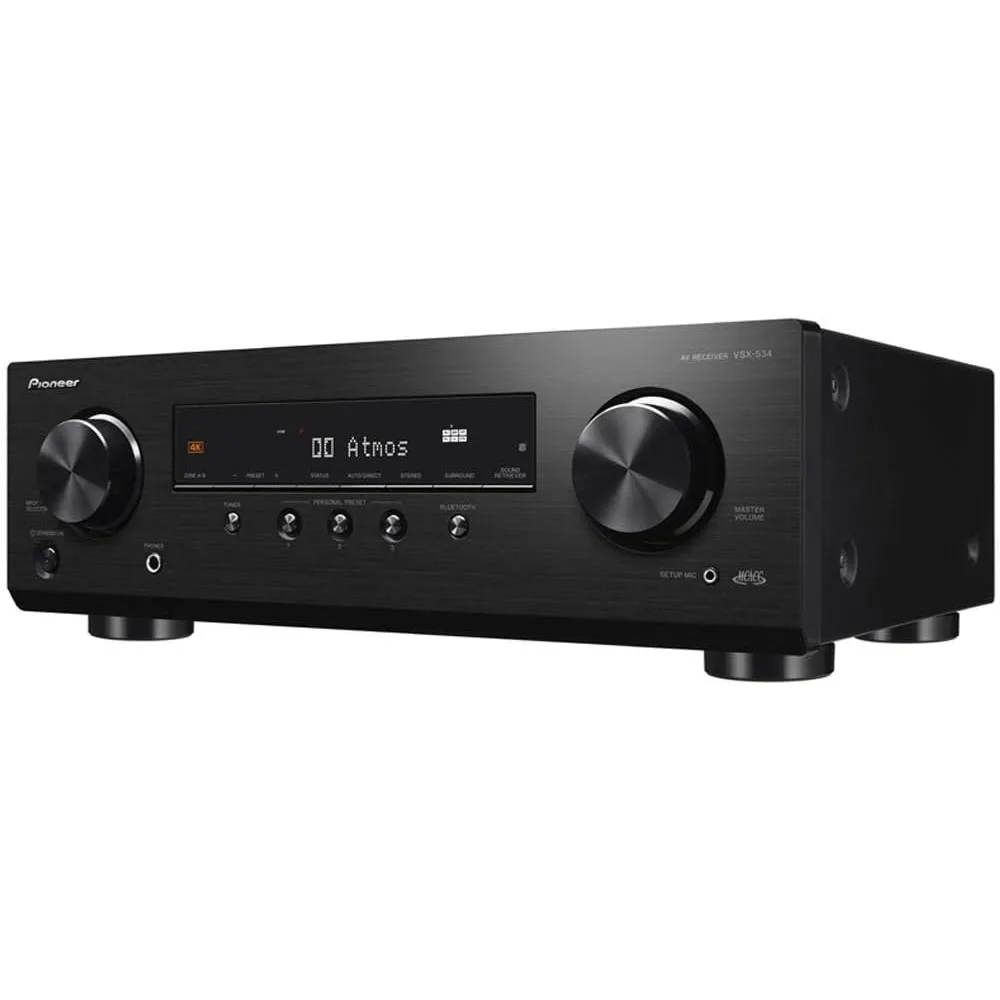 Home Audio Smart AV Receiver, Dolby Vision, Atmos and Virtual Enabled with 4K and Bluetooth