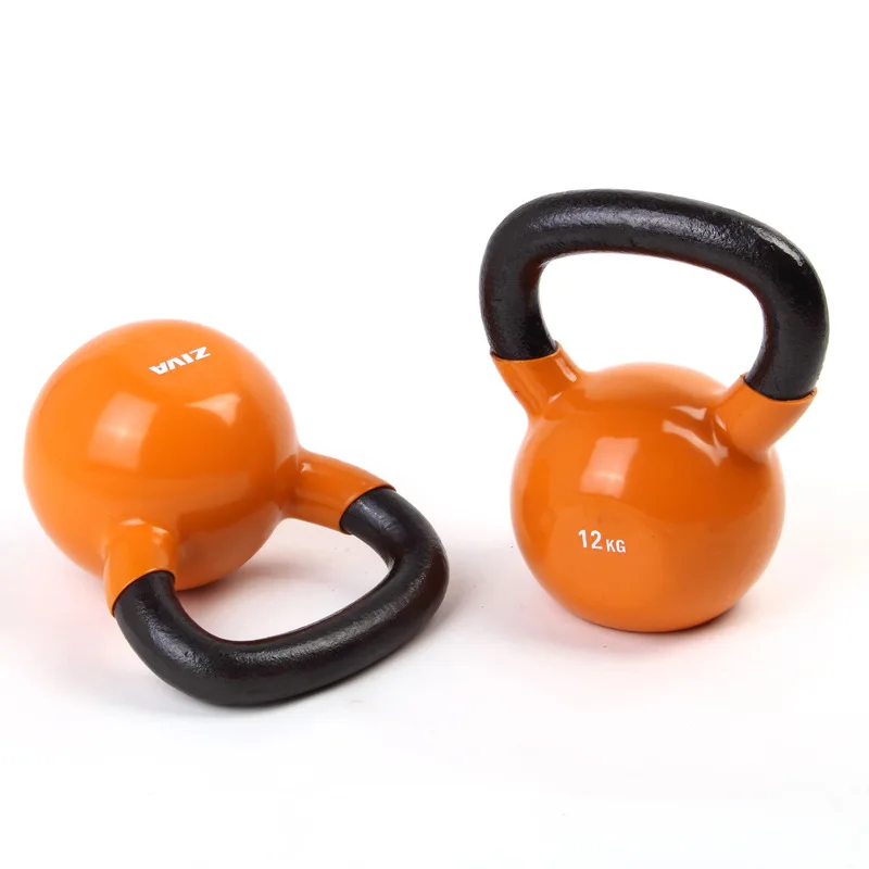 

20kg Cast Iron Kettlebell Home Fitness Equipment Impregnated Spot Color Personal Training Rubber Cement