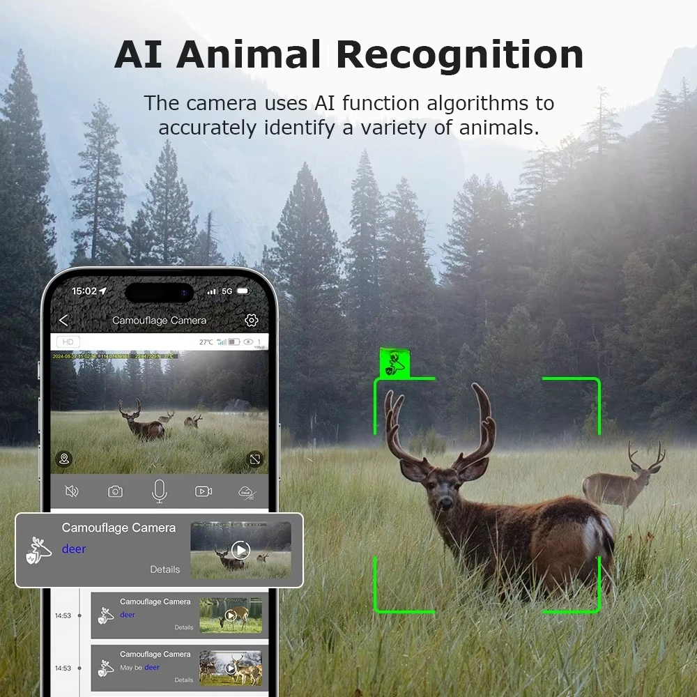 กล้องวงจรปิดสำหรับล่าสัตว์ 3MP - Trail Camera Solar Panel Powered บทวิจารณ์และราคา