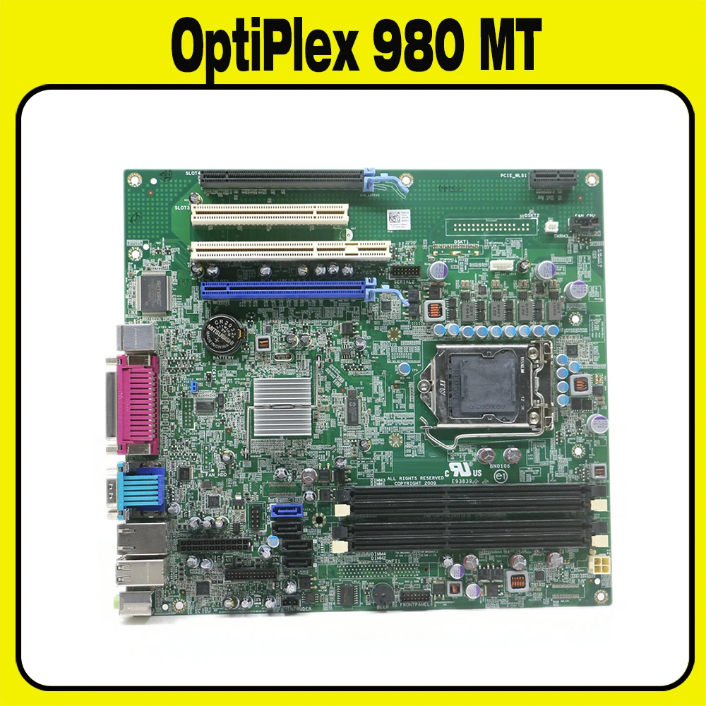 For DELL OptiPlex 980 MT motherboard D441T LGA 1156 BN0106