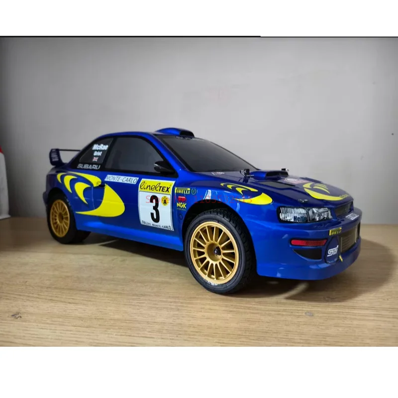 Carisma Simulation Subaru 1:8 Professional Rc Brushless Remote Control Car Four-wheel Drive Car Model Racing Rally Car Toy