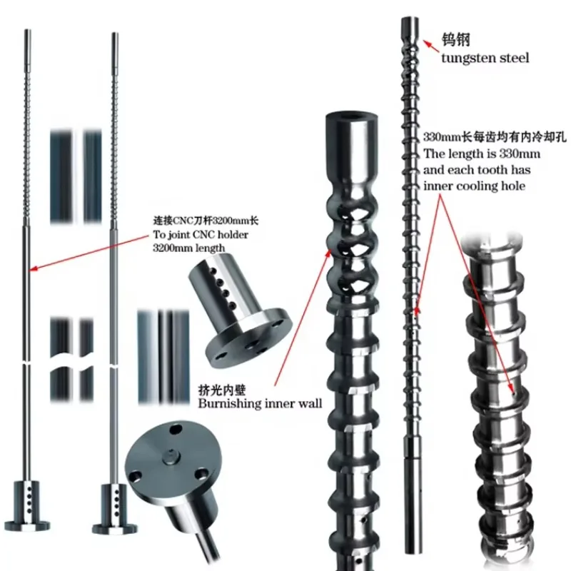 Compressor Broach Stainless Steel Push Broach Rifling Button