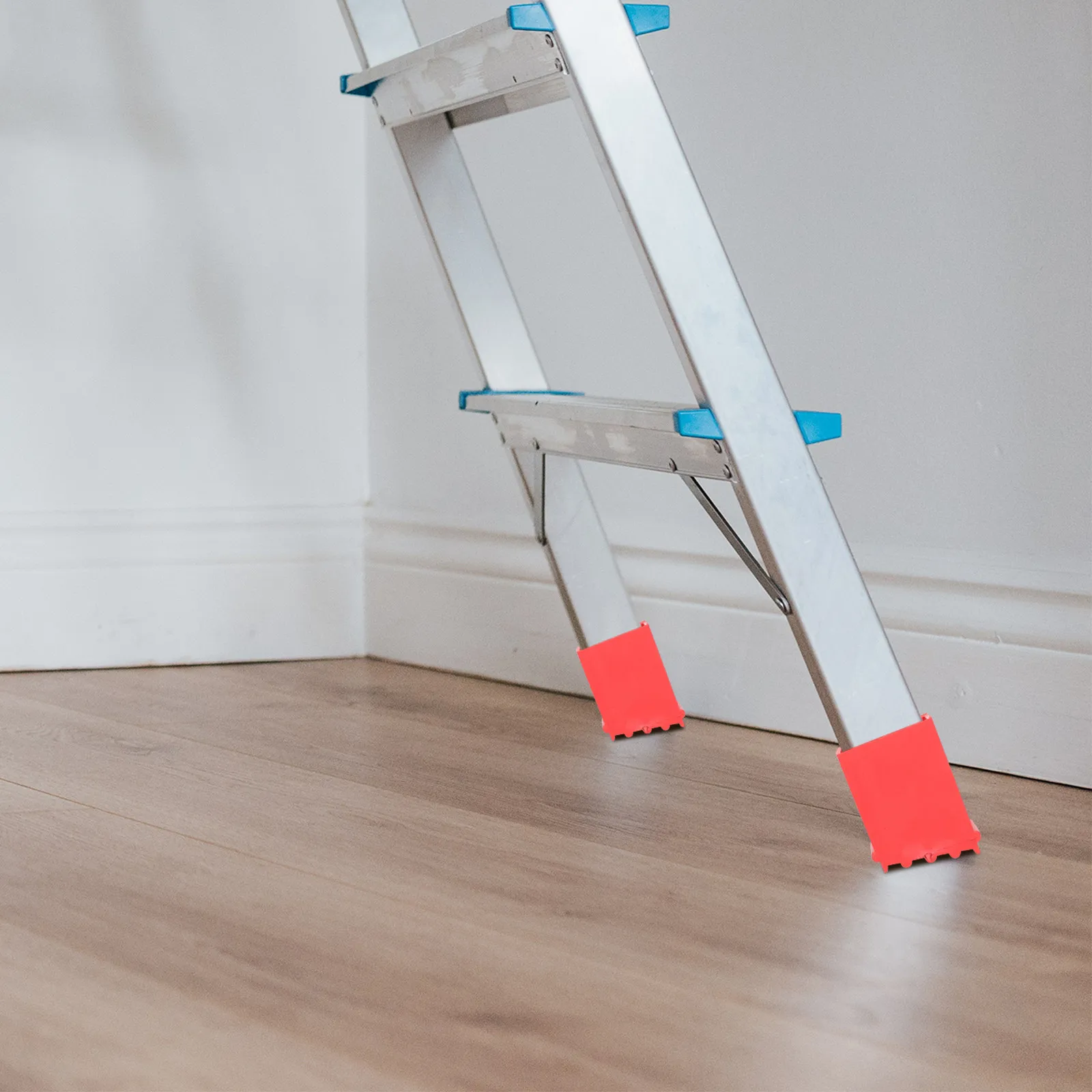 4Pcs Ladder Protective Mat Rubber Feet Covers Anti-Slip Wear-Proof Ladder Pads for Stable Support Construction Safety