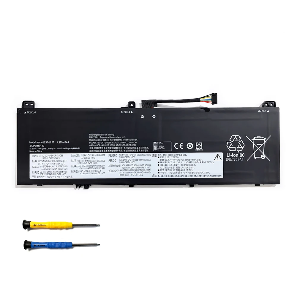 L22M4PA1 L22D4PA1 15.36V 71Wh 4623mAh Laptop Battery For Lenovo Yoga 7-14ARP8 7-14IRL8 7-16ARP8 7 2-in-1 14AHP9 14IML9 Series