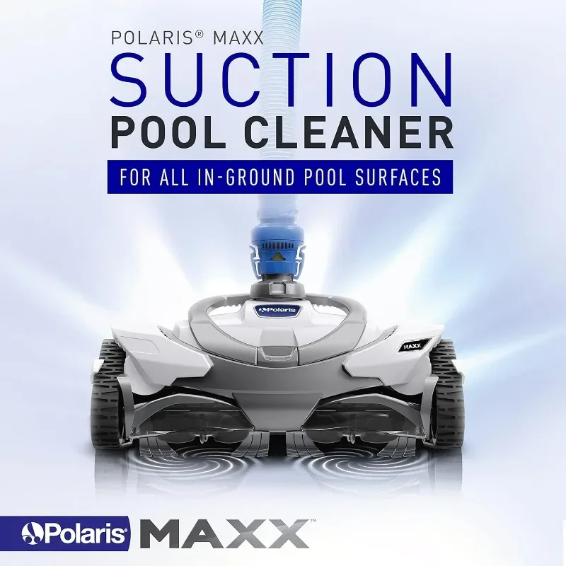 Polaris MAXX Premium Suction-Side Automatic Pool Cleaner for All In-Ground Pool Surfaces, Smart Navigation, Energy Efficient