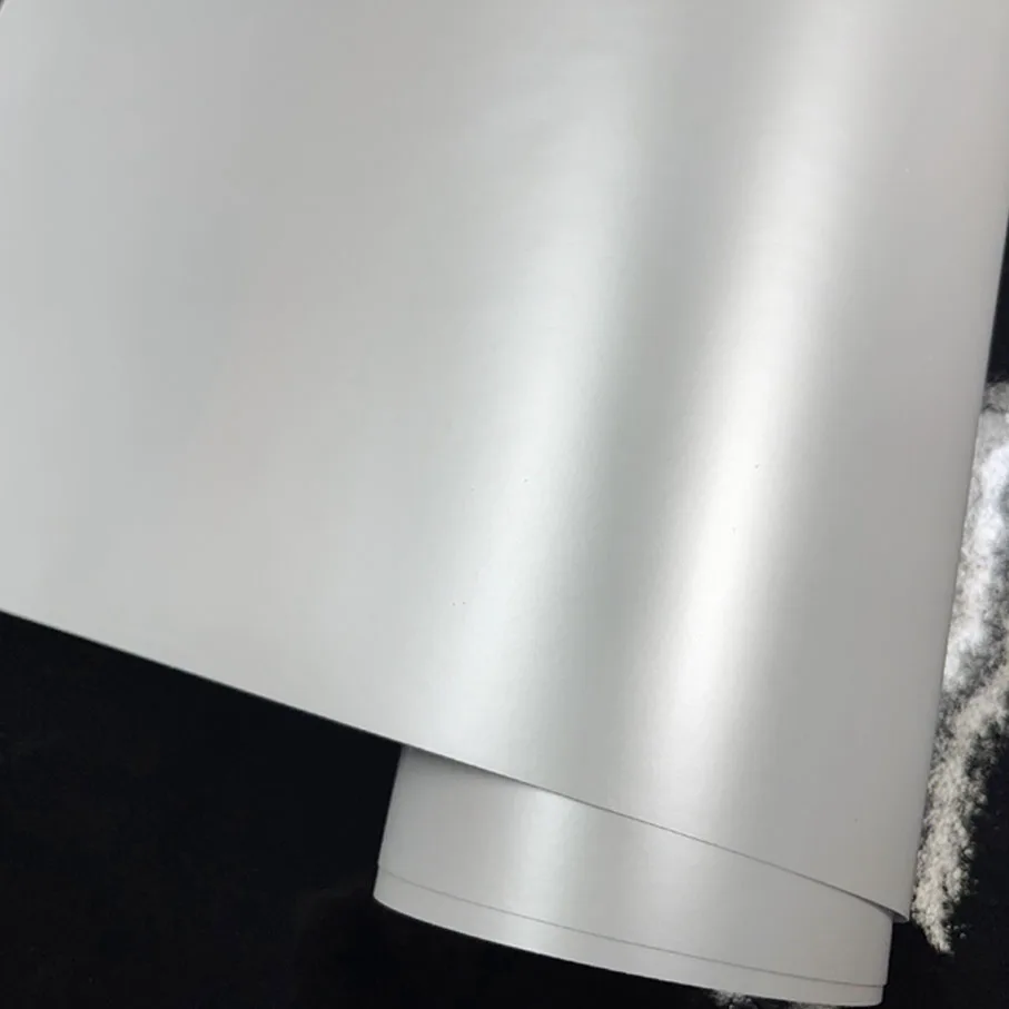 

50cm*200/300/600cm Pearl Ceramic Matte Satin White Car Wrap Foil Self Adhesive Vinyl Film Motorbike Scooter Sticker Decal
