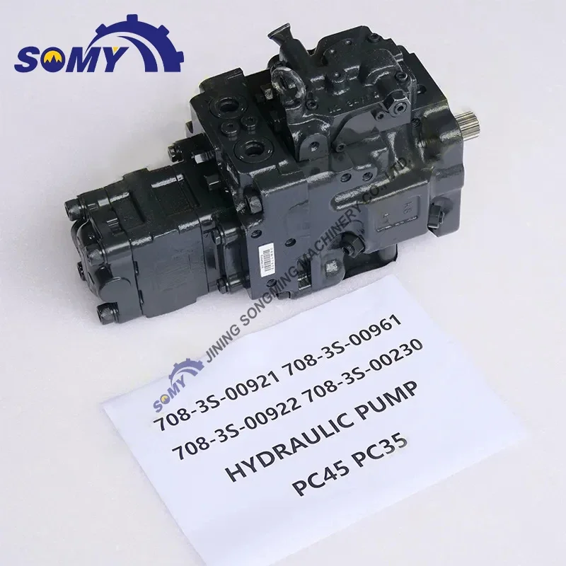 Excavator Hydraulic Parts Main Pump  For PC55MR-2 PC56-7 PC57-7,High quality original factory 708-3S-00961 708-3S-11220