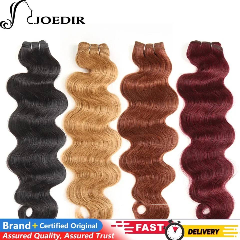 

Joedir Pre-Colored Ombre Honey Blonde Human Hair Bundles Body Wave Brazilian Hair Weave Bundles 3PC Remy Hair weft 27# Deal