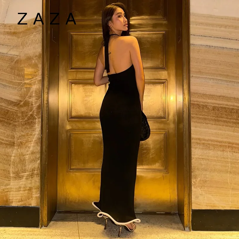 Elegant SLIM FIT Maxiชุดไม่สม่ําเสมอHem Backless Lace Upเสื้อคลุมยาวปาร์ตี้งานแต่งงานHalter Vestidos 2025 ใหม่Lady Gowns