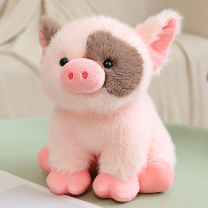 

Cute Pig Plush Toy Soft Stuffed Animal Doll Kawaii Piggy Throw Pillow Kids Gift Home Decor Kids Companion Appease Girls Gifts