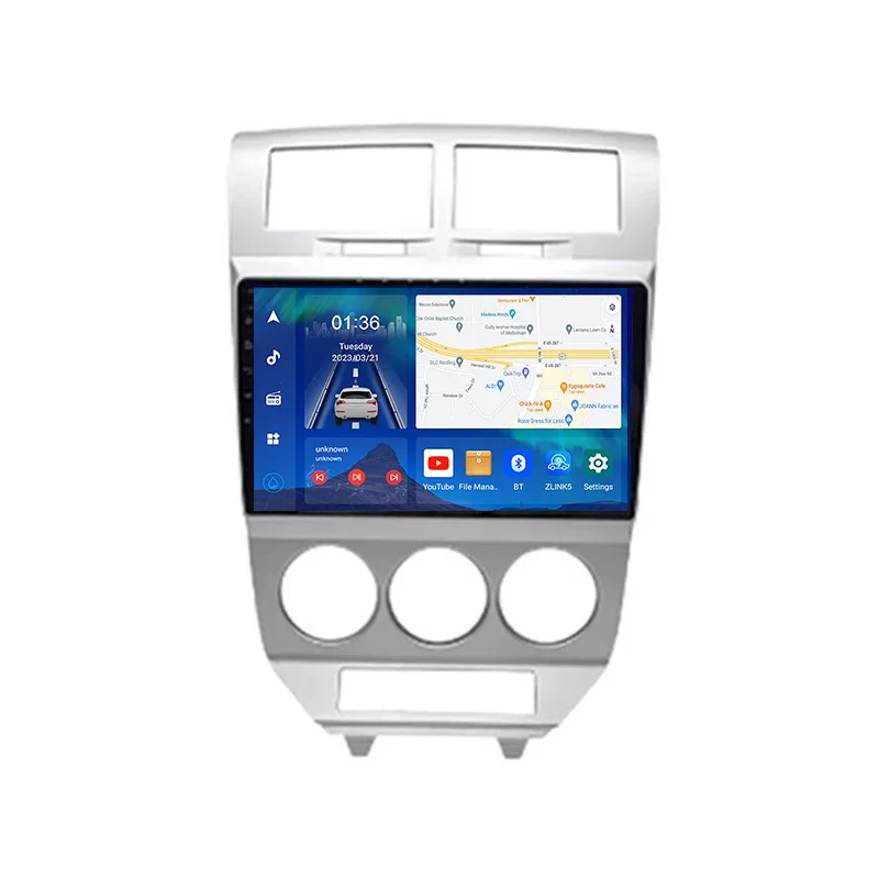

Hot SaleBHNEW 8+256G 1280*800 Car Multimedia System for Caliber Jeep Compass 1 MK Patriot 2006 - 2010 GPS Navigation Head