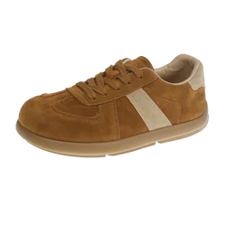 Jesień Nowy trend w modzie Damskie buty codzienne Styl college'u Szerokie noski Miękkie wygodne płaskie buty Outdoor Casualowe buty sportowe