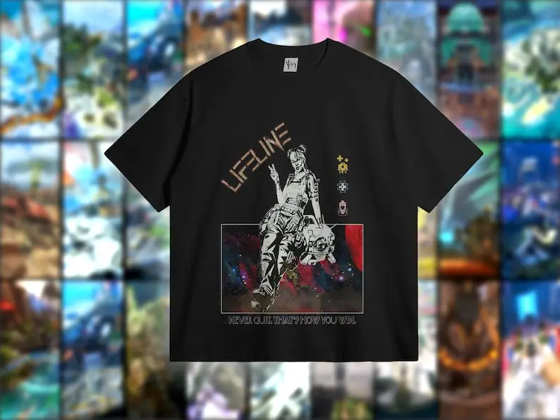 Lifeline Apex Legends T Shirt. Lifeline Main Shirt. Apex Legends Lover Gift.