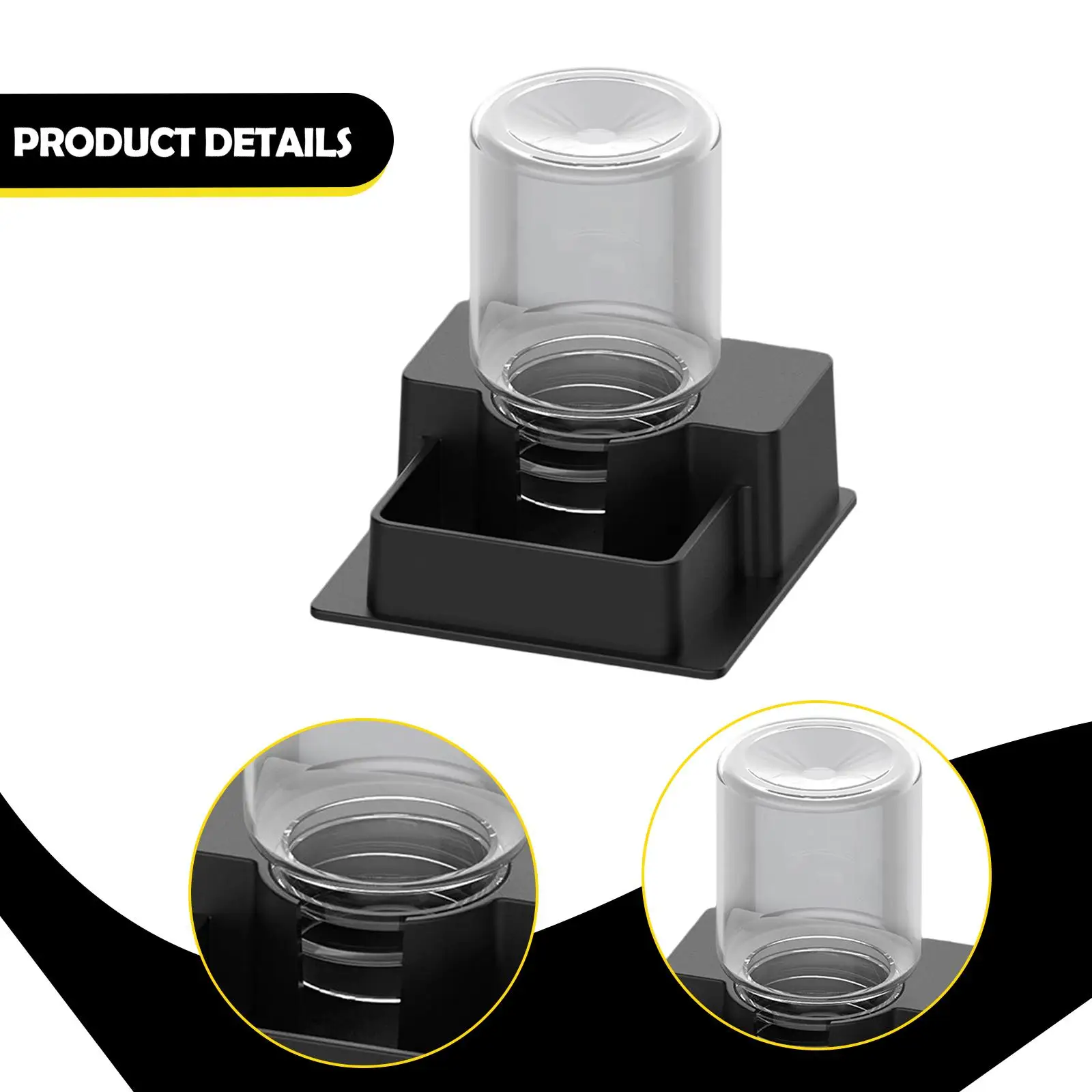 طبق مياه أوتوماتيكي لحاوية تغذية مياه الزواحف لسلحفاة Geckos #5