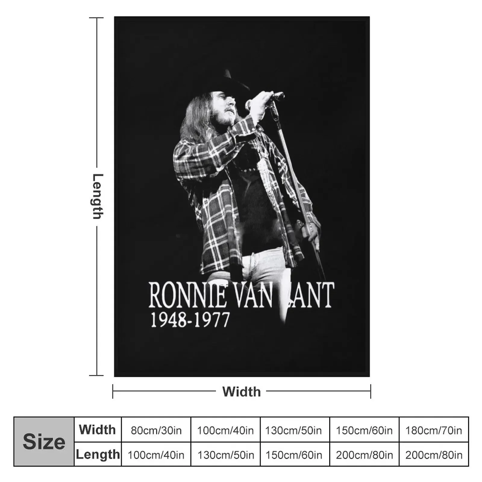 Ron-nie V?n z?nt 1948-1977 Gift For Fans, For Men and Women Throw Blanket Sofa Quilt manga Blankets