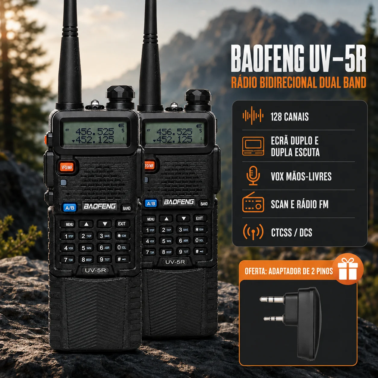 baofeng-uv-5r-デュアルバンド-ハムラジオ-4w-128ch-vhf-uhf-ハンディトランシーバー-vox-スキャン-ctcss-dcs-fm-ウォーキートーキー-大人用
