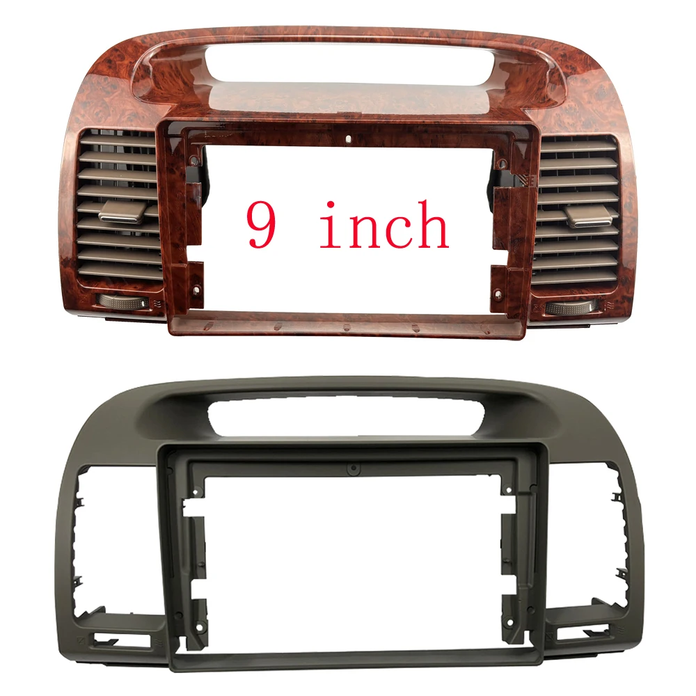 

Для TOYOTA CAMRY 2000-2003 VENTILATION REFITTING 9-дюймовая автомобильная рамка, лицевая панель Android Radio, комплект панели для крепления приборной панели