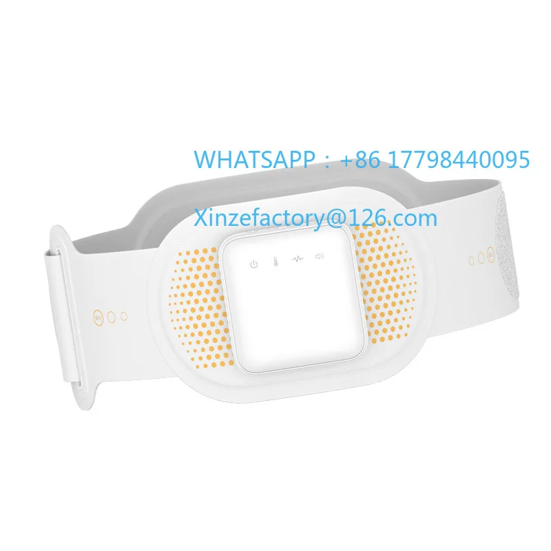 

Customizable belt rechargeable abdominal massager heated